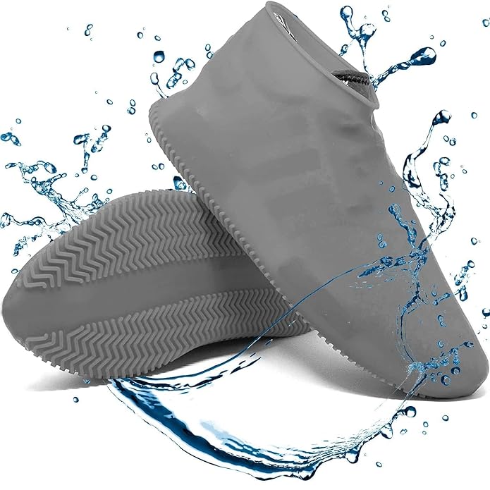 Waterproof Shoe Covers Reusable Silicone Cover Shoes Rain Boots for Men Women Kid 19357