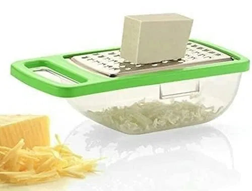 Cheese Grater Stainless Steel Kitchen Grater with Container Box Storage for Vegetables, Fruits, Ginger (2) 19357