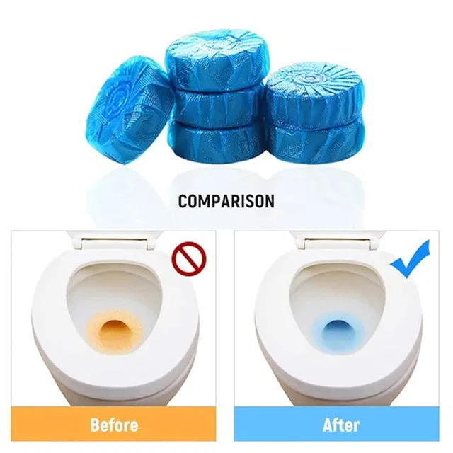 Toilet Detergent Toilet Bowl Cleaners Toilet Cleaning Tablets Toilet Deodorizer Bathroom Cleaners 10PCS 22123