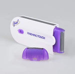Rechargeable Epilator Remover Smooth Touch Hair Removal Instant Pain Free Razor Sensor (Purple) 13162