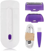 Rechargeable Epilator Remover Smooth Touch Hair Removal Instant Pain Free Razor Sensor (Purple) 13162