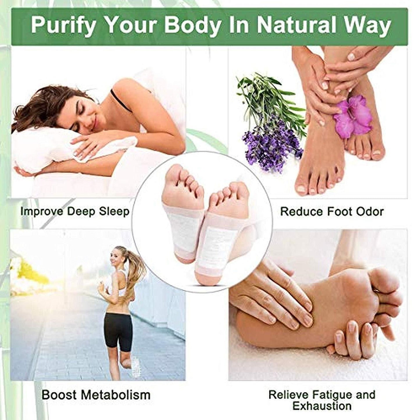 Foot Pads - Kinoki Detox Foot Patches (Pack of 10) 31092