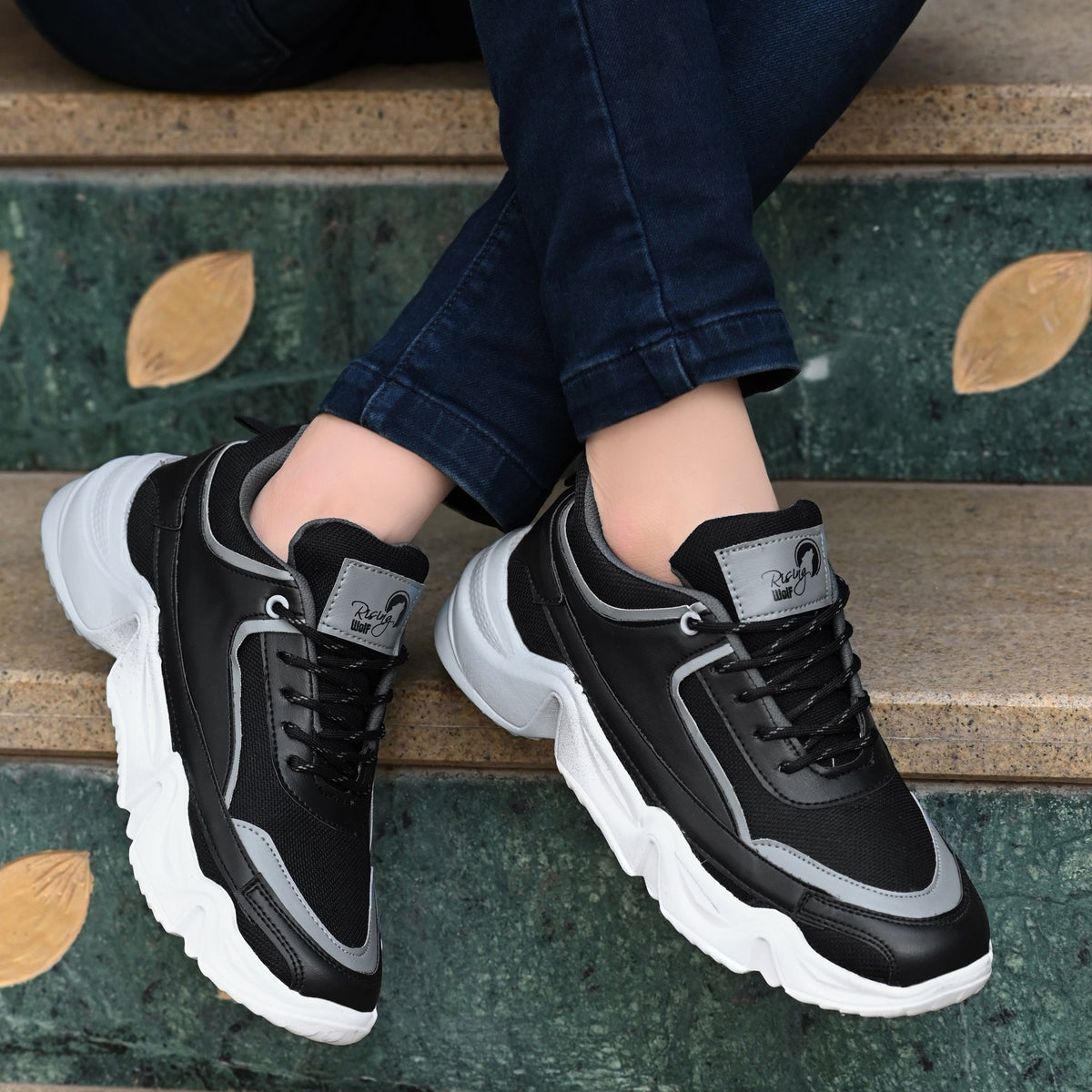 Grey Stylish Sport Shoes 18894