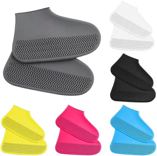 Waterproof Shoe Covers Reusable Silicone Cover Shoes Rain Boots for Men Women Kid 19357