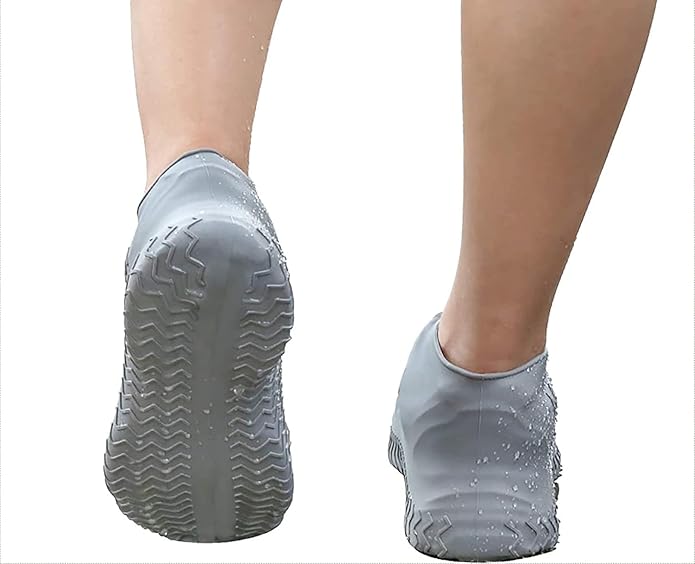 Waterproof Shoe Covers Reusable Silicone Cover Shoes Rain Boots for Men Women Kid 19357