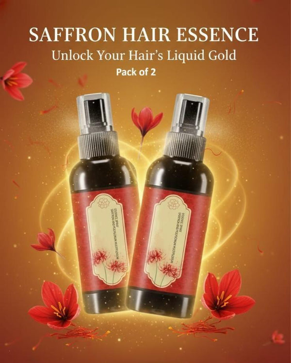 Saffron Essence Hair Spray - Pack of 2 (100 Ml Each Bottle) 1316