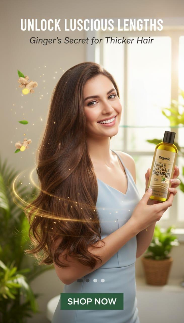 Hair Shampoo with Ginger Extract 100 ml each Pack of 2 18058