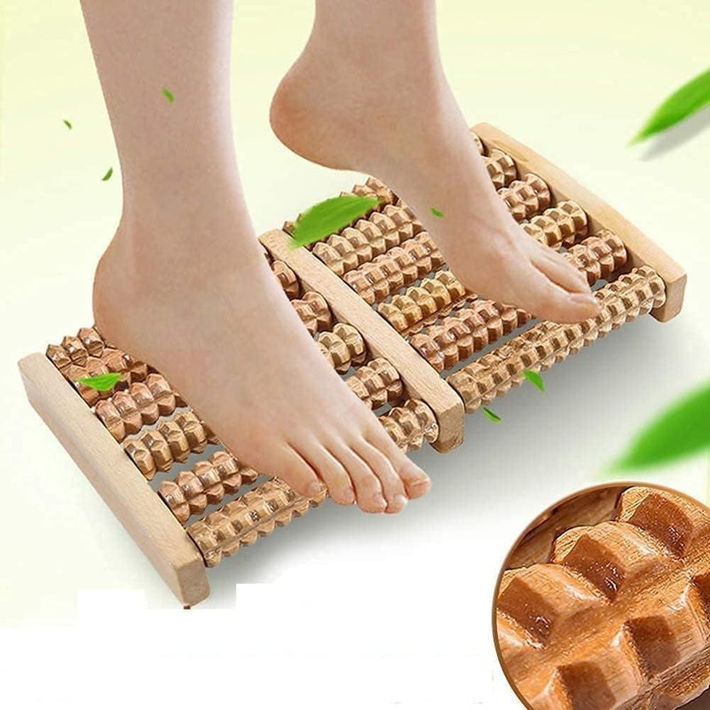 Wooden Foot Massage Roller