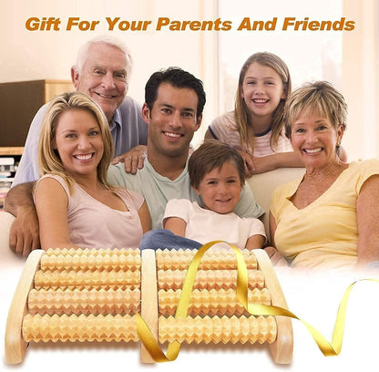 Wooden Foot Massage Roller
