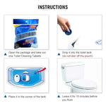Toilet Detergent Toilet Bowl Cleaners Toilet Cleaning Tablets Toilet Deodorizer Bathroom Cleaners 10PCS 22123