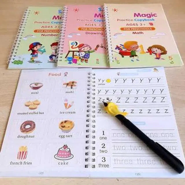 Magic Practice Copybook (4 Book + 10 Refill) (A-127) 22123