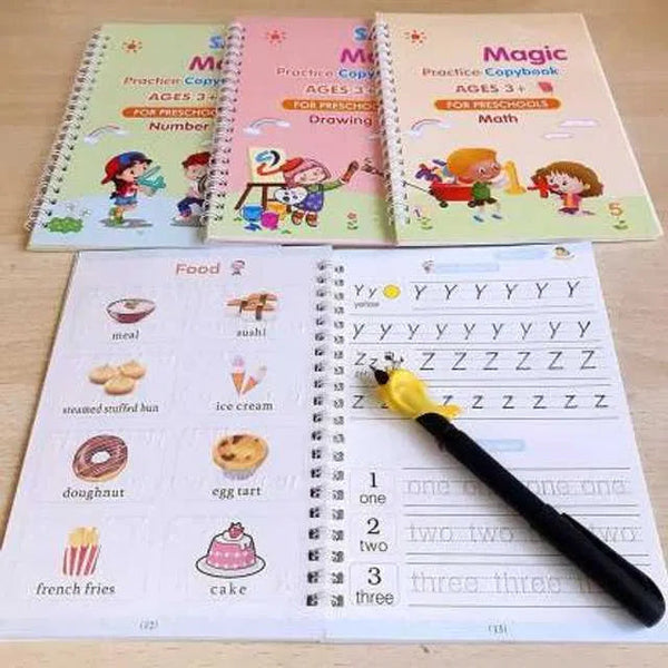 Magic Practice Copybook (4 Book + 10 Refill) (A-127) 22123