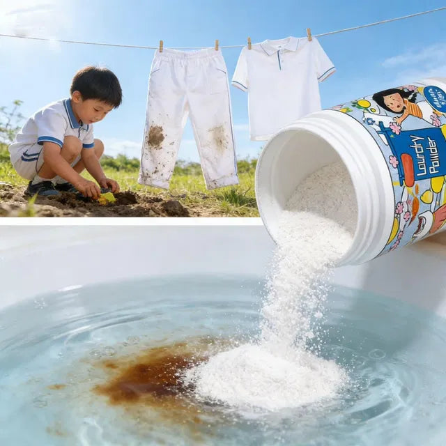 Laundry Powder Strong Stain Remover 400 gm Pack of 2 18058