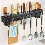Wall Mounted Magnetic Knife Holder & Cutlery Organizer 31446