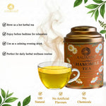 Aaurash Chamomile Tea | Supports Relaxation & Calm Routine | Naturally Caffeine | Sleep & Relaxation Blend (40gm) 34136