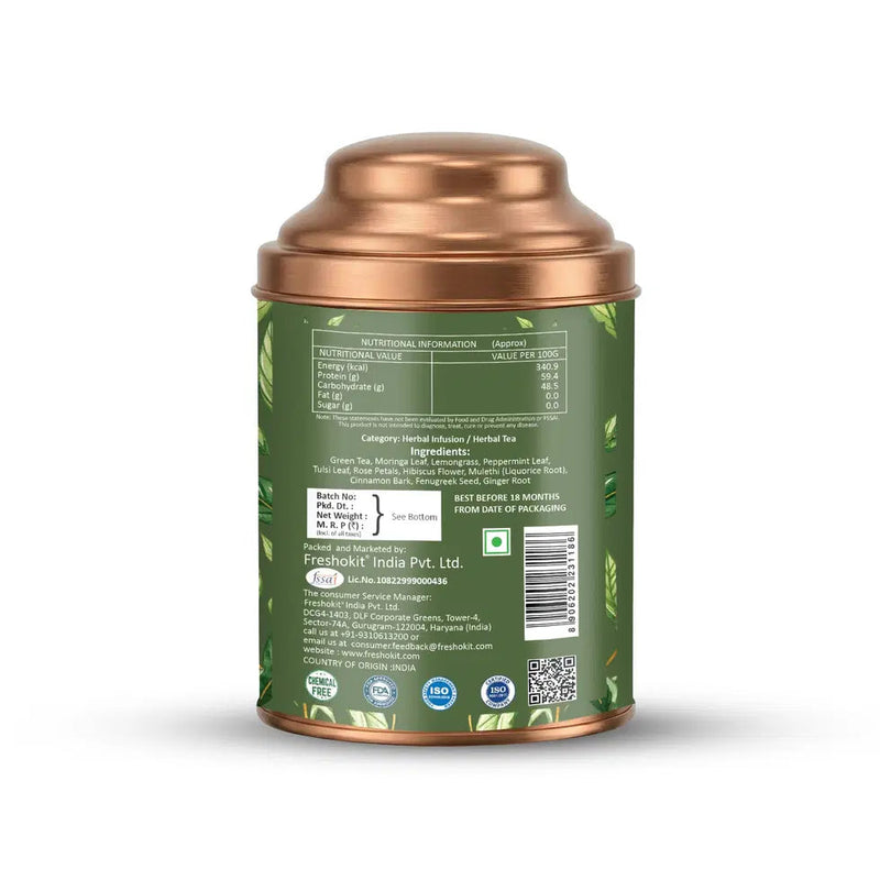 Aaurash Lungs Cleanser Herbal Tea | Breathing Comfort & Detox Support Tea | Supports Respiratory Wellness & Natural Detox | Caffeine-Free Herbal Tea 34136