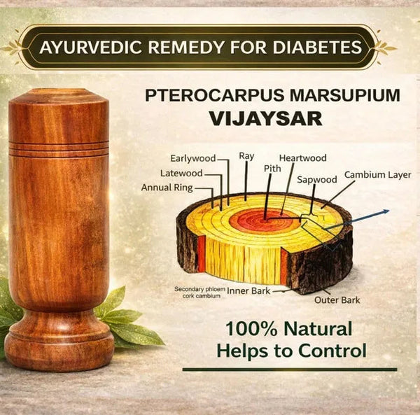 SUGAR Balance wooden water glass 25545