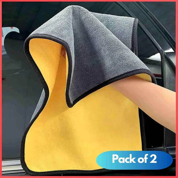 Multipurpose Double-Sided Cloths Automotive Towels Pack of 2 1238