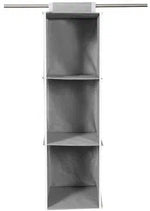 Cloth Organizer - Hanging 3 Shelves Wardrobe Organizer 1238