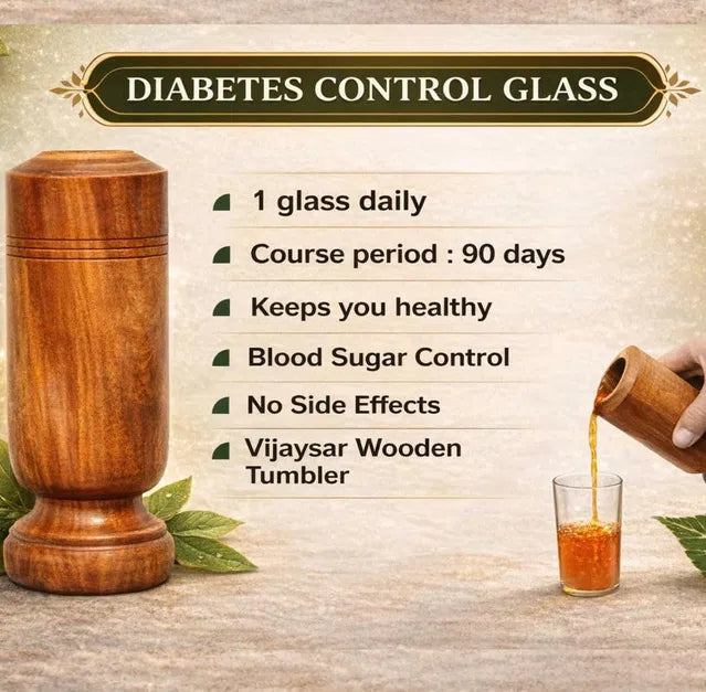 SUGAR Balance wooden water glass 25545