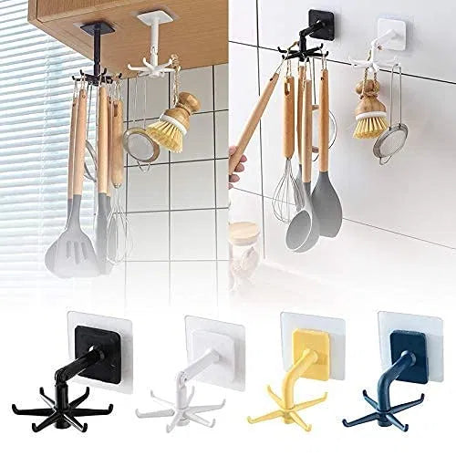 Wall-Mounted Adjustable  Degree hook stiker 31446