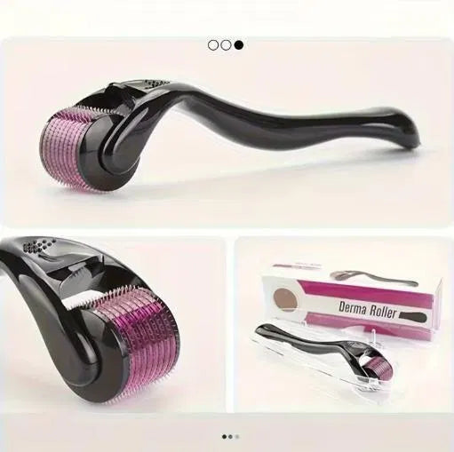Derma Roller With 0.5 MM Titanium Microneedles (Pack of 1 ) 19378