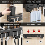 Wall Mounted Magnetic Knife Holder & Cutlery Organizer 31446