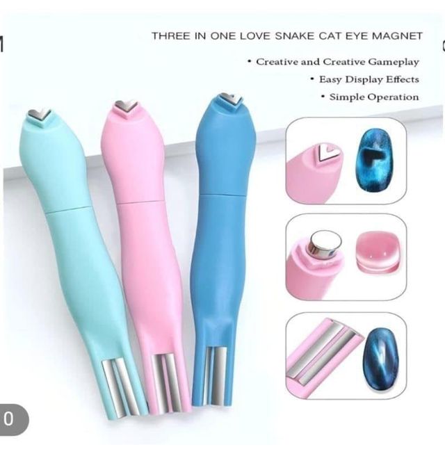 3 in 1 Cat Eye Nail Versatile Magnet Tool (Pack of 2) 19378