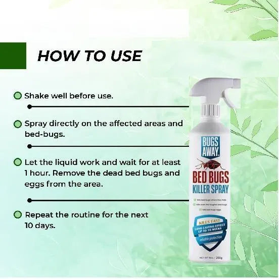 Bedbug killer spray Non-Toxic Pack of 1 (200 ml ) 18058