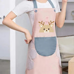 Waterproof Kitchen Apron for Women 31446