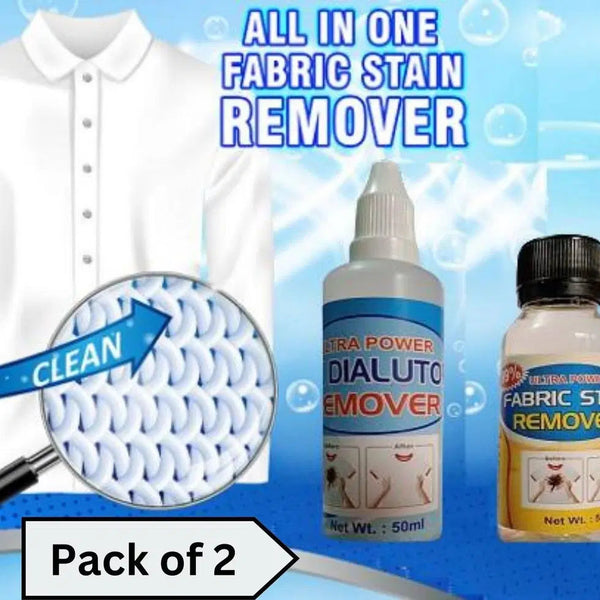 All in One Fabric Stain Remover 50 ML (Pack of 4 Bottle 50ml Each) 1238