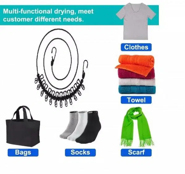 12 PC Travel Cloths Line 1238