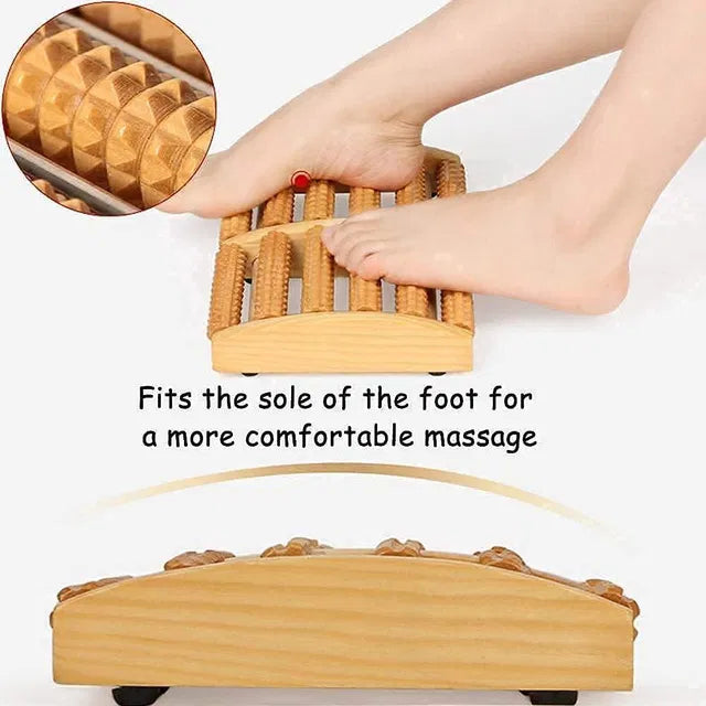 Wooden Foot Massage Roller 19357