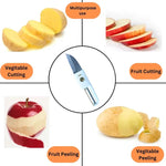 Kitchen Knife Peeler for Fruit 2 in 1 Knife and Peeler for Kitchen with Case Stainless Steel 19333