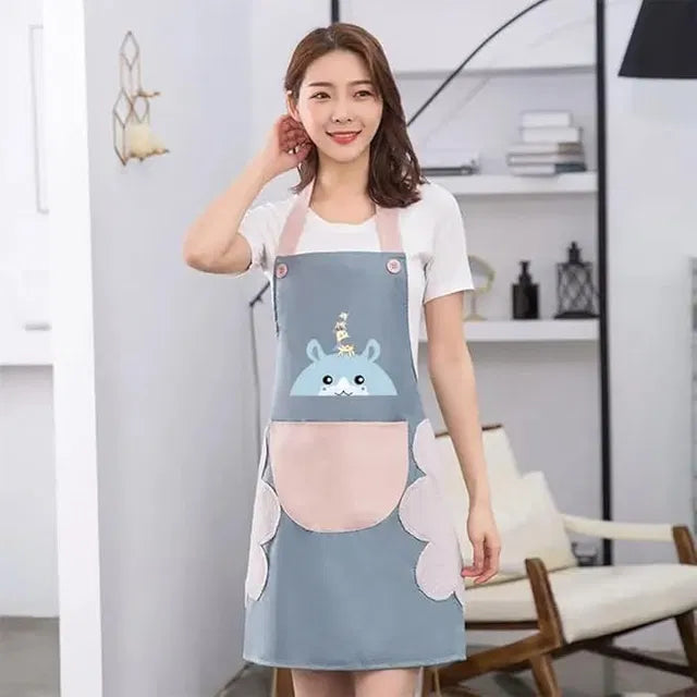 Waterproof Kitchen Apron for Women 31446