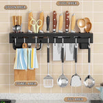 Wall Mounted Magnetic Knife Holder & Cutlery Organizer 31446