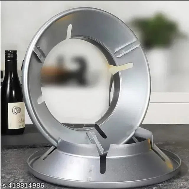 2 Pcs Gas Saver Burner Stand Gather Fire Wok Support Ring For Gas Stove 18057