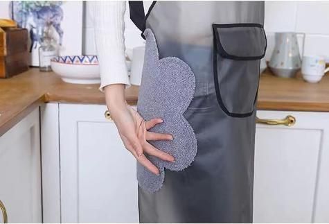 Adjustable Oil-Water Proof Transparent Cooking Apron 30618